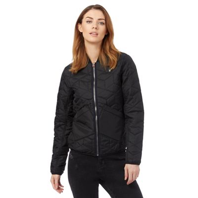 G-Star Raw Black quilted bomber jacket